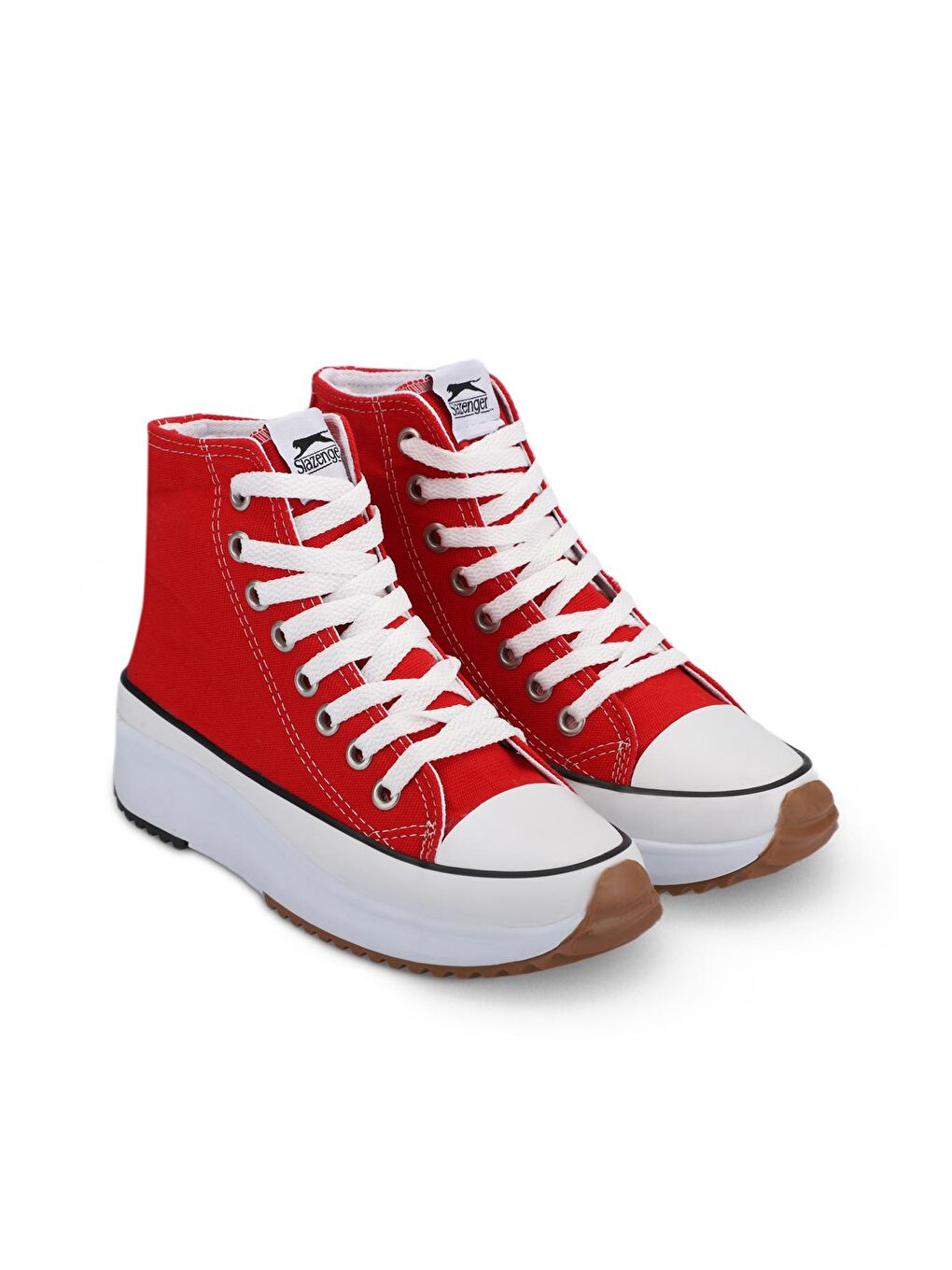 Siyah SUN Sneaker Kadın Ayakkabı Kırmızı-1