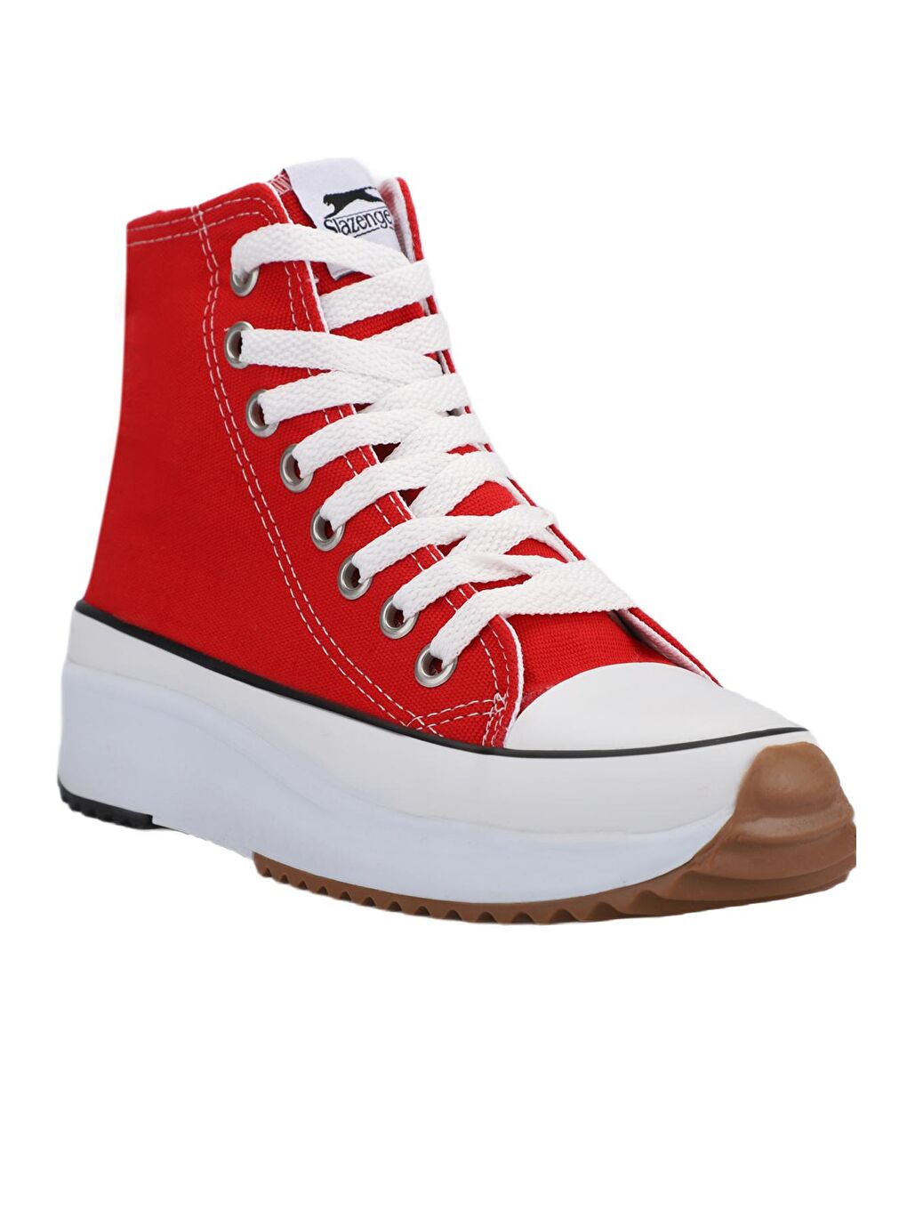 Siyah SUN Sneaker Kadın Ayakkabı Kırmızı-3