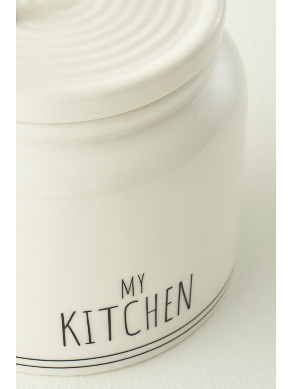 My Kitchen Porselen Kavanoz Beyaz (500 Cc)-2