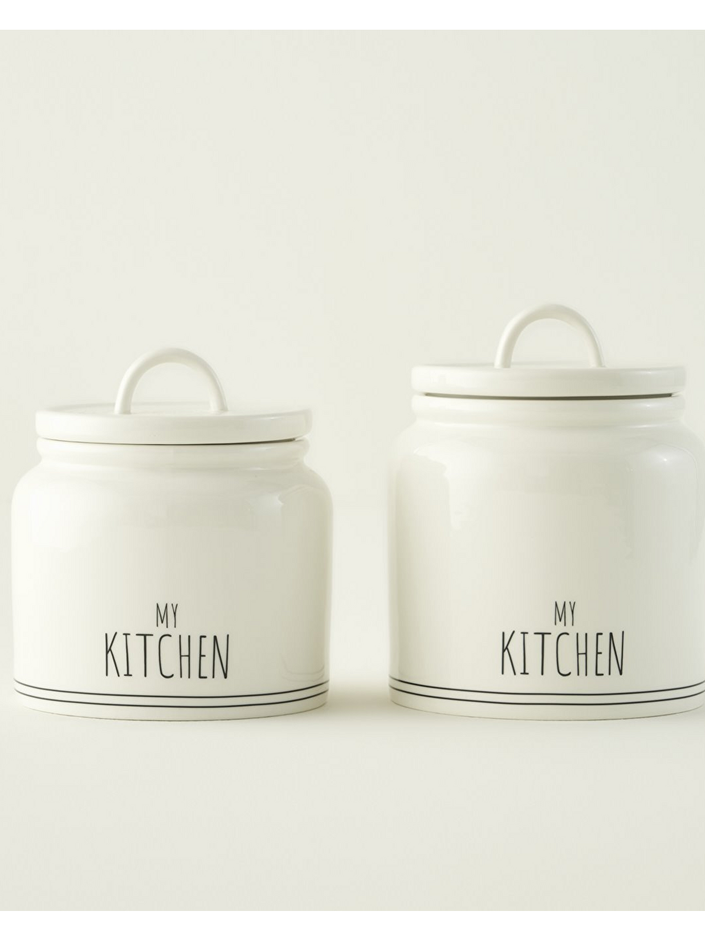 My Kitchen Porselen Kavanoz Beyaz (500 Cc)-4