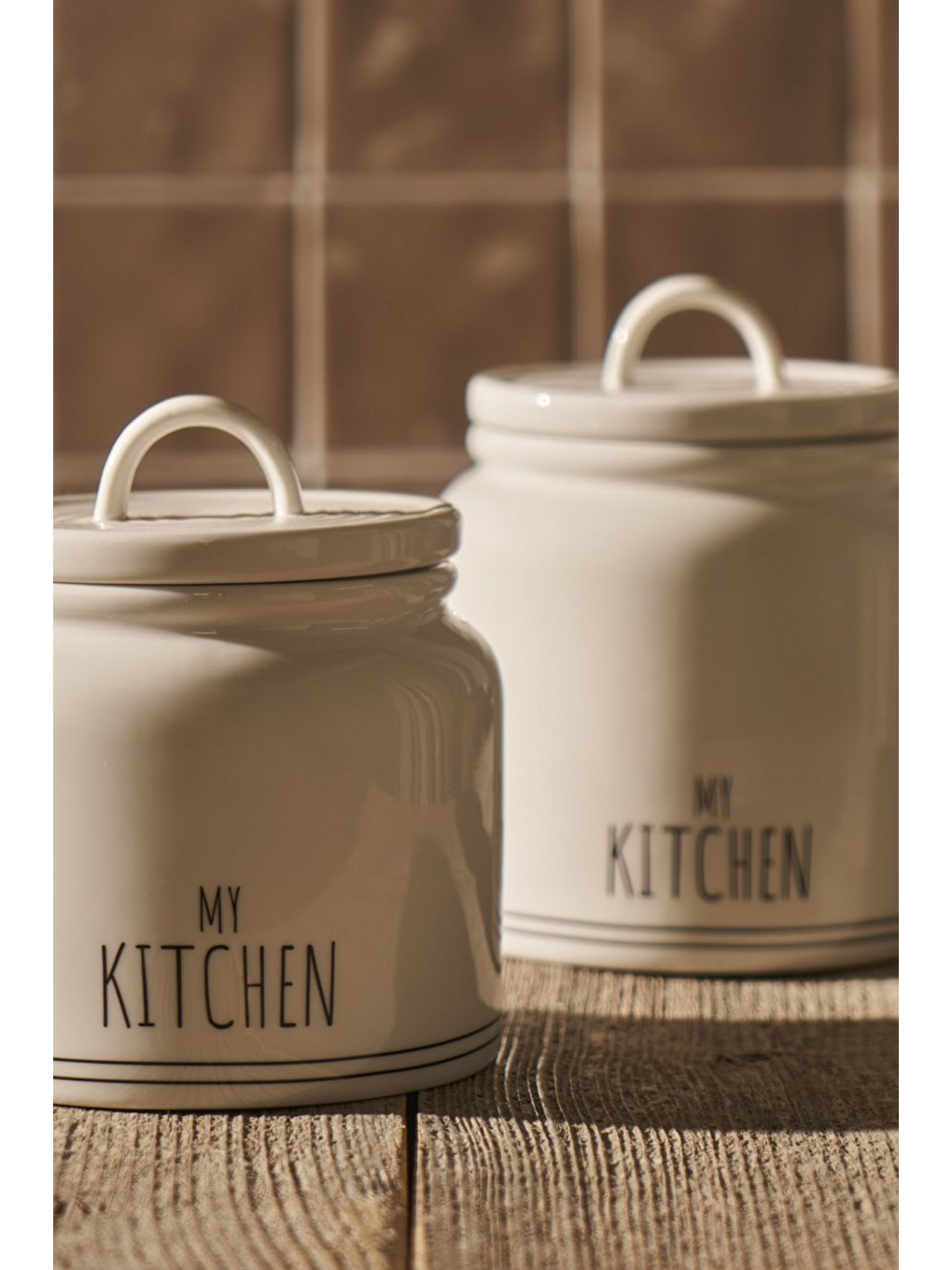My Kitchen Porselen Kavanoz Beyaz (500 Cc)-5