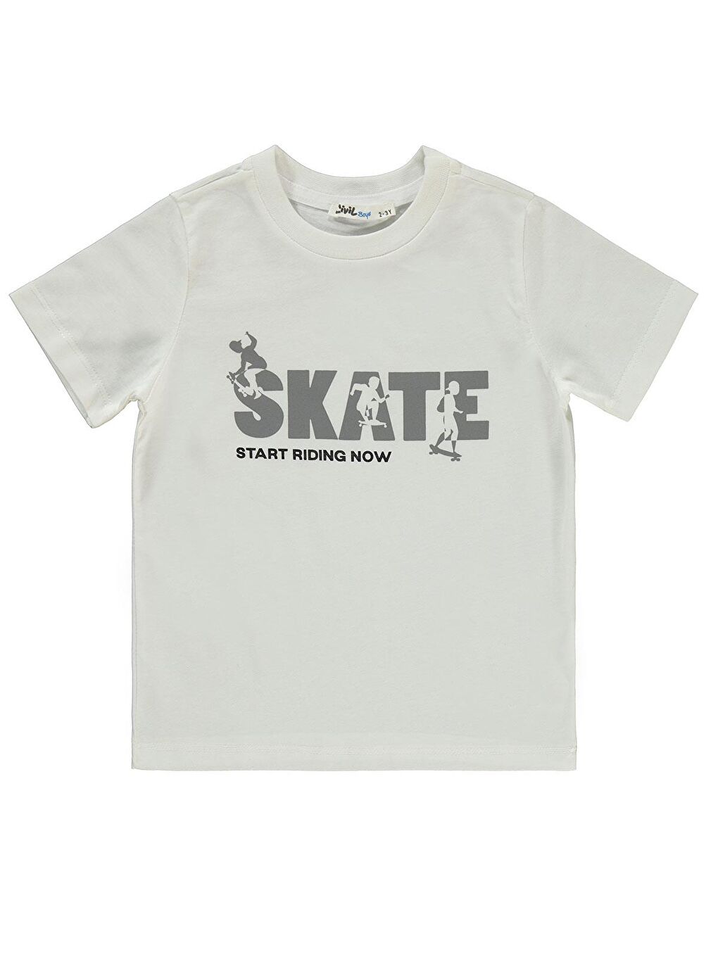 Boys Kapak Cepli Tişörtlü Gömlek 2-5 Yaş Gömlek - Gri 5-6 Yaş-2