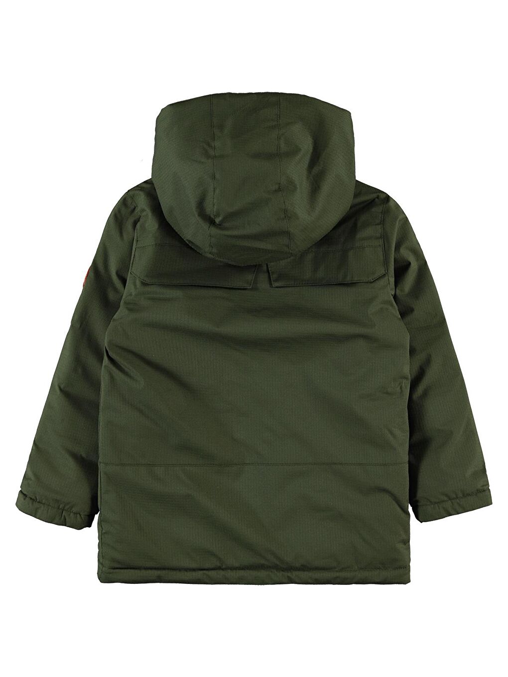 Erkek Çocuk Kapüşonlu Mont 10 13 Yaş Haki-1