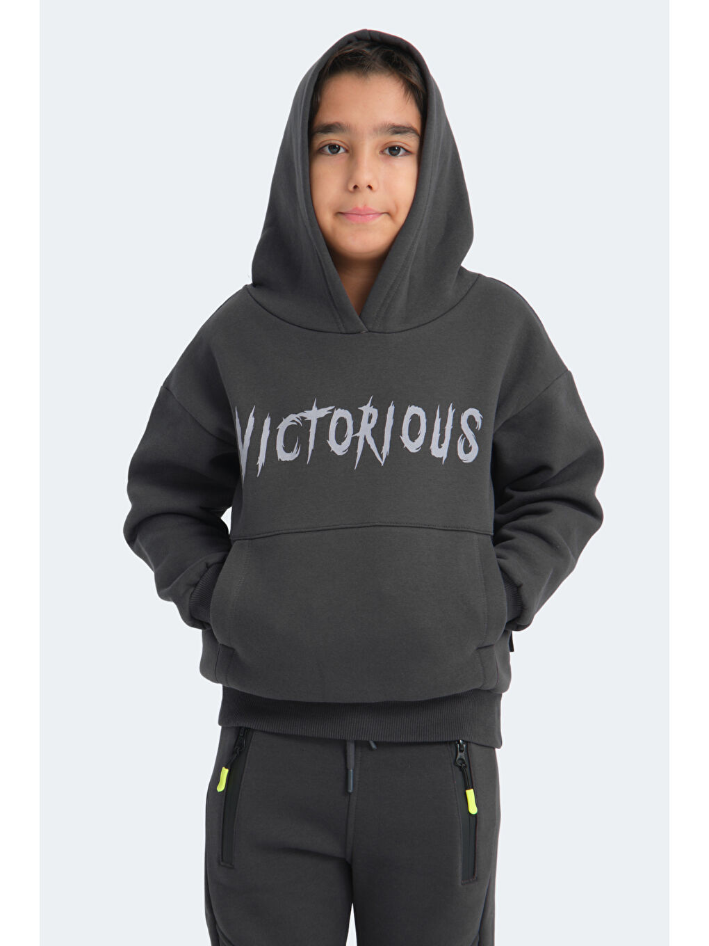 LEXUS Unisex Çocuk Sweatshirt Koyu Gri-2