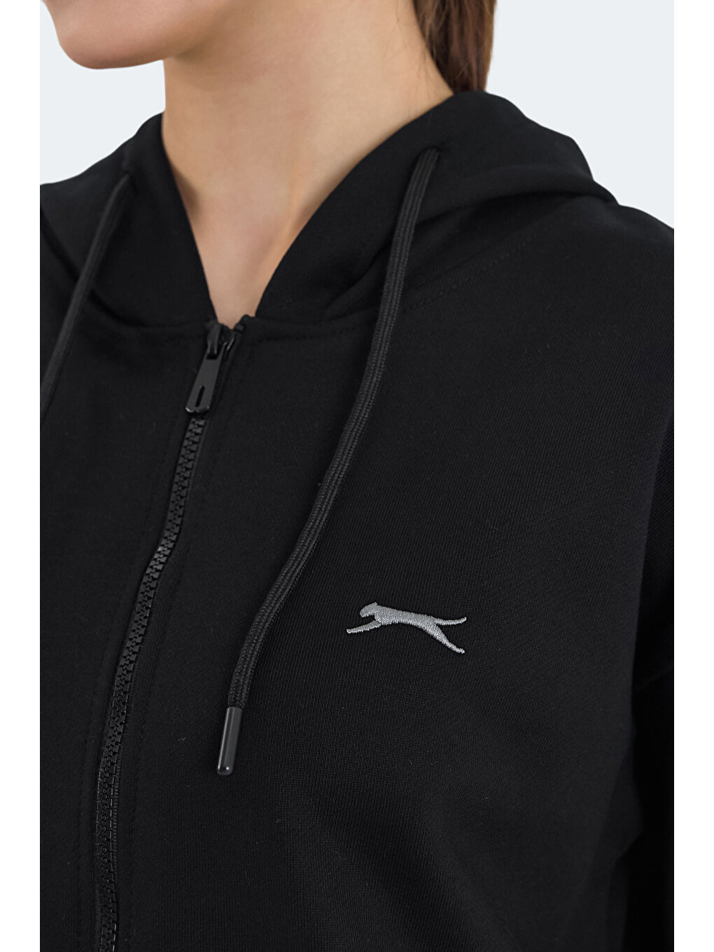 KATHLEENA IN Kadın Oversıze Siyah Sweatshırt-4