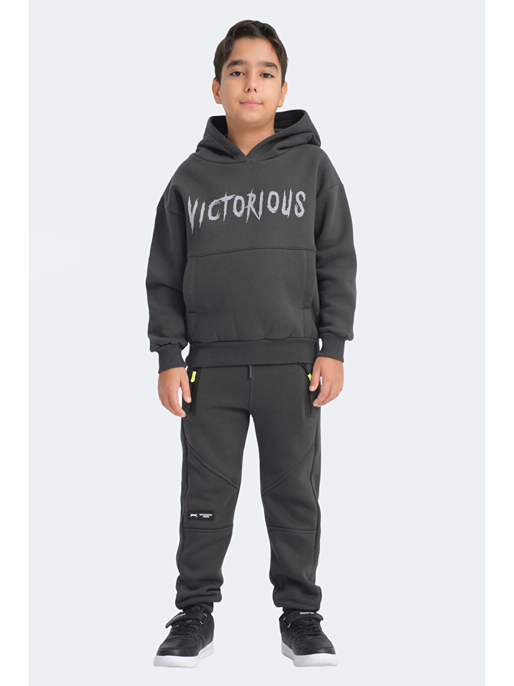 LEXUS Unisex Çocuk Sweatshirt Koyu Gri-6