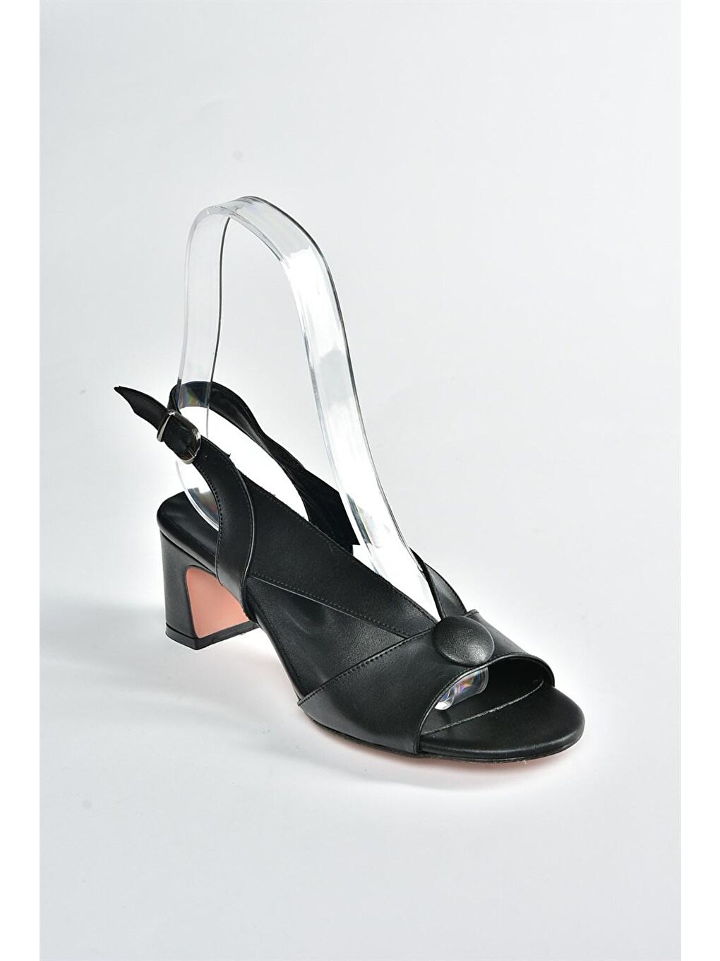 M2525752 Siyah Kadın Topuklu Ayakkabı-5