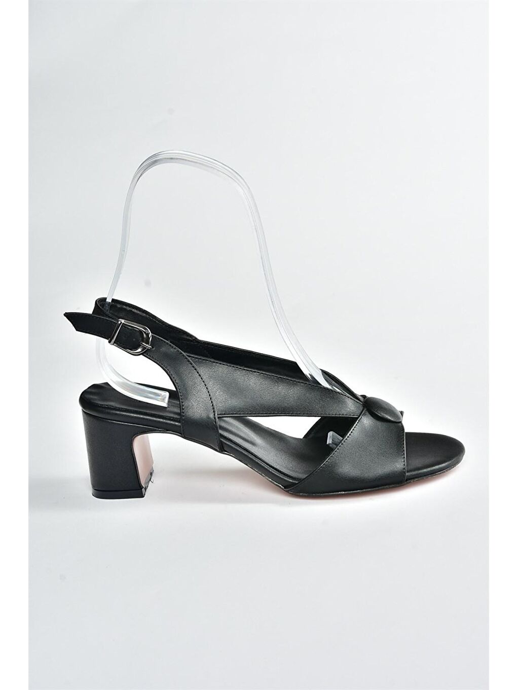 M2525752 Siyah Kadın Topuklu Ayakkabı-6