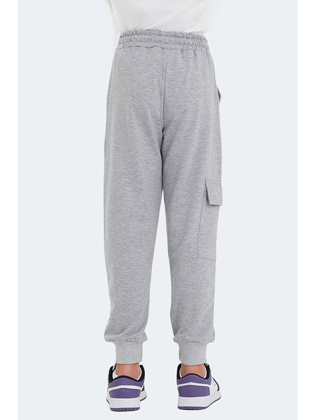 LIVE Unisex Çocuk Eşofman Altı Taş Gri-4