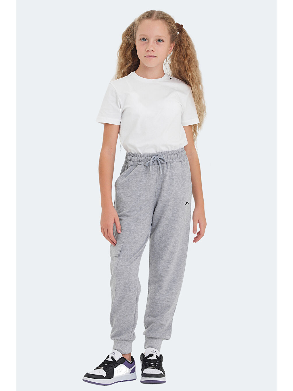 LIVE Unisex Çocuk Eşofman Altı Taş Gri-6