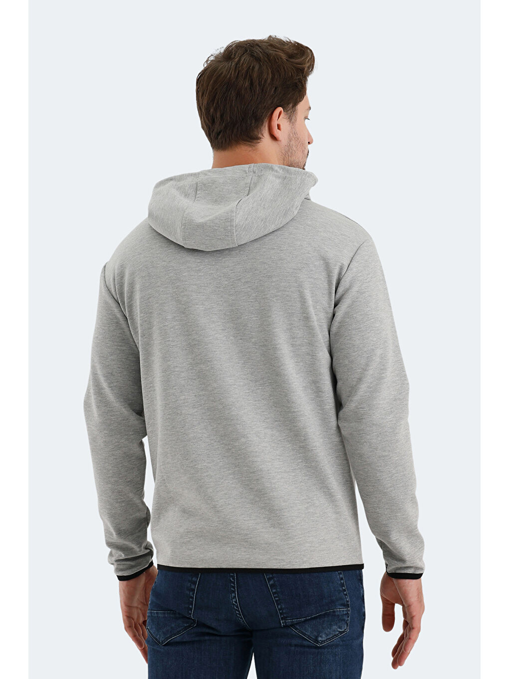 VADIMIR  Erkek Hoodie Gri-1