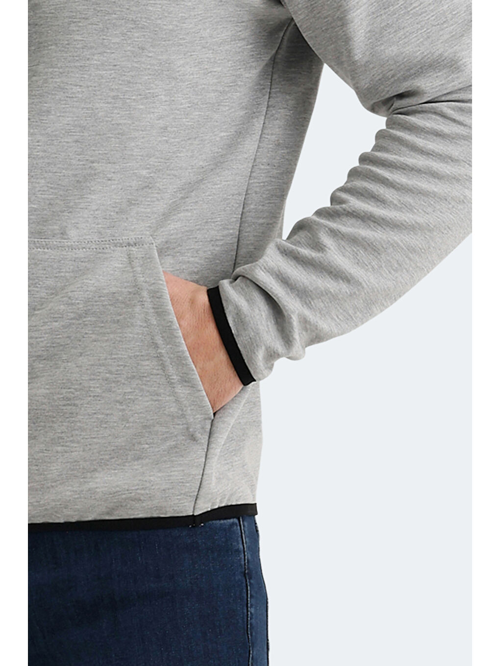 VADIMIR  Erkek Hoodie Gri-4