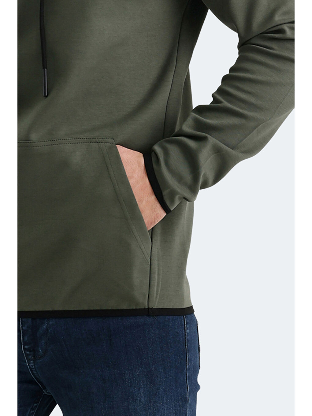 VADIMIR  Erkek Hoodie Haki-3