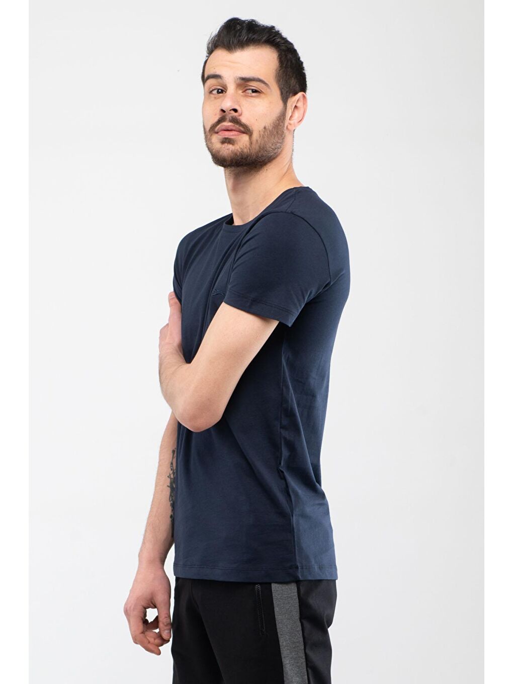 SLAZENGER Lacivert SANDER Erkek T-Shirt Lacivert - 2