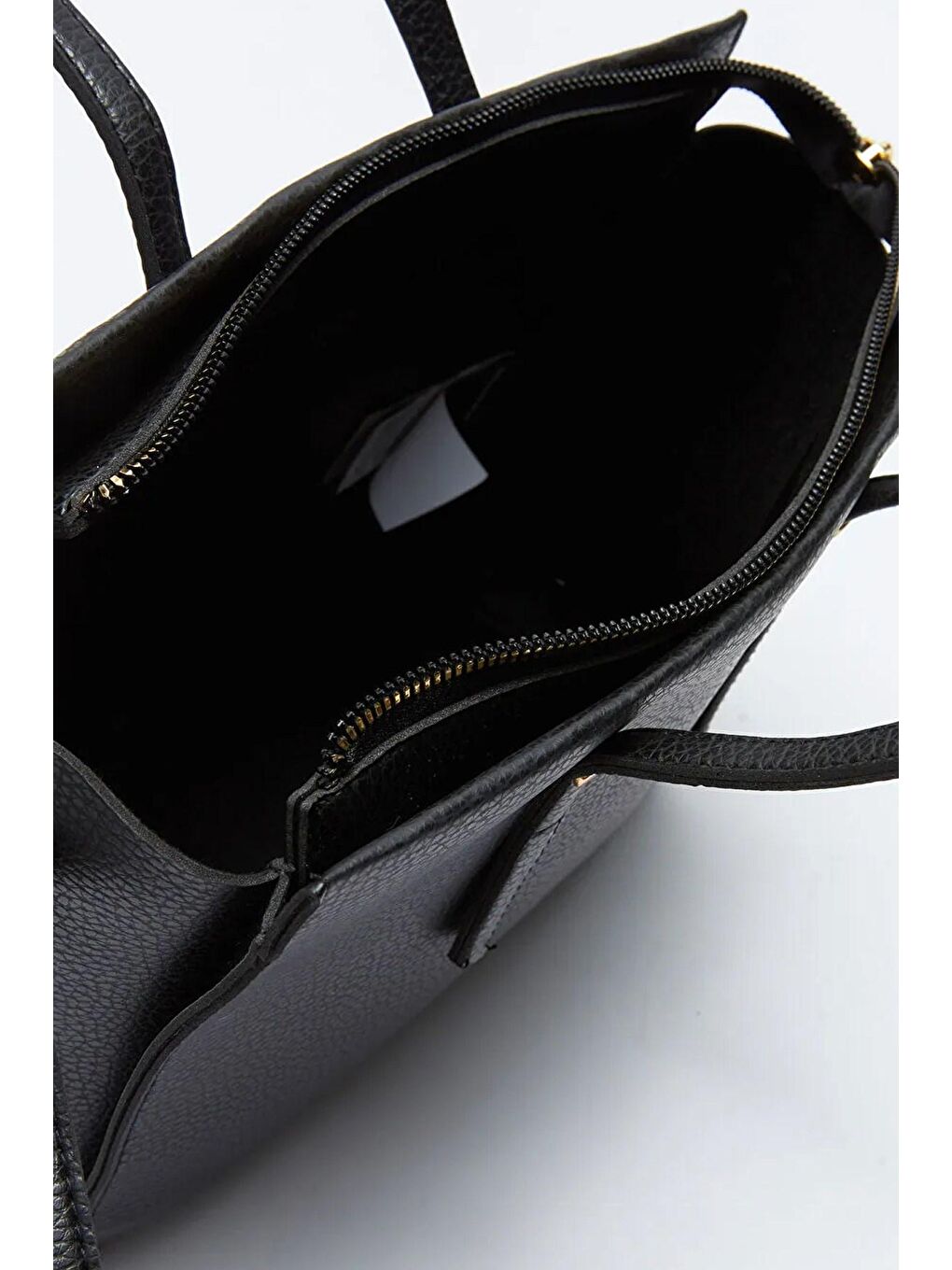 Siyah Kadın Yumuşak Doku El ve Omuz Çantası (10679)-2