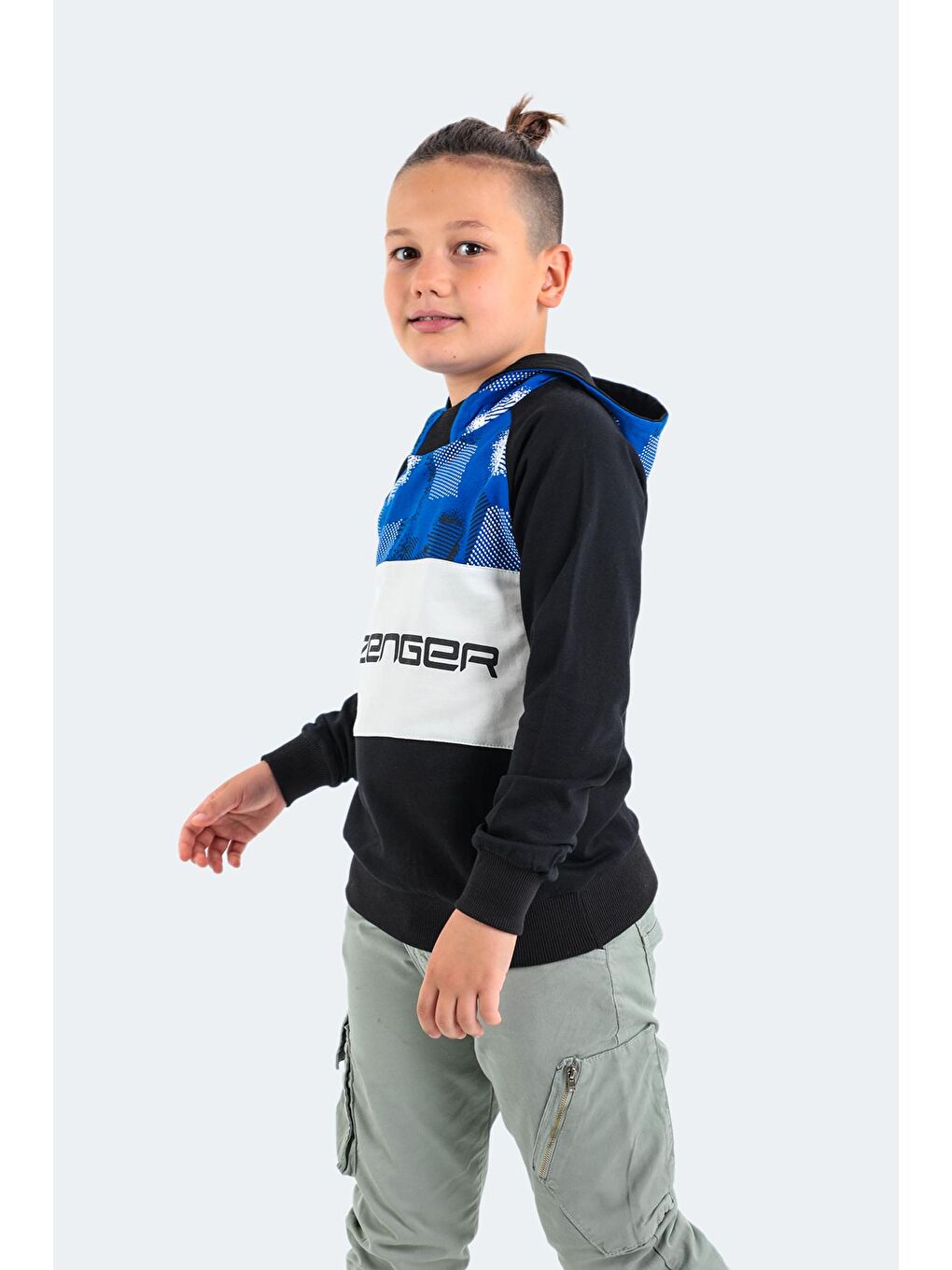 SLAZENGER Siyah DRAGICA Unisex Çocuk Sweatshirt Siyah - 1