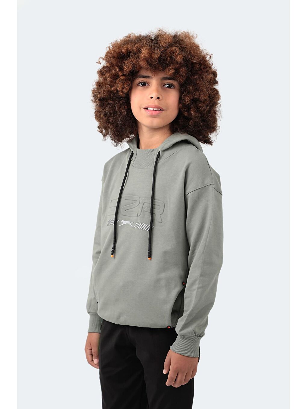 SLAZENGER Haki DROR Unisex Çocuk Sweatshirt Haki - 3