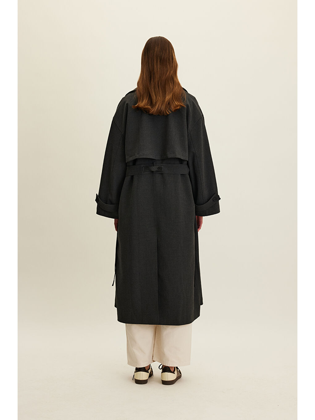 Nicola Kruvaze Trençkot Antrasit-7