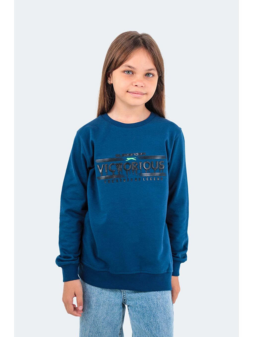 SLAZENGER Lacivert DUNA Unisex Çocuk Sweatshirt Lacivert - 1