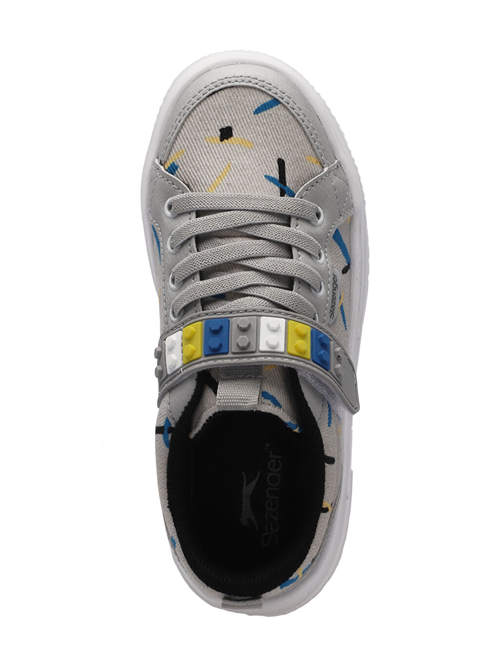 NUMANCIA Erkek Çocuk Cırt Cırtlı Gri / Siyah Günlük Spor Ayakkabısı-4