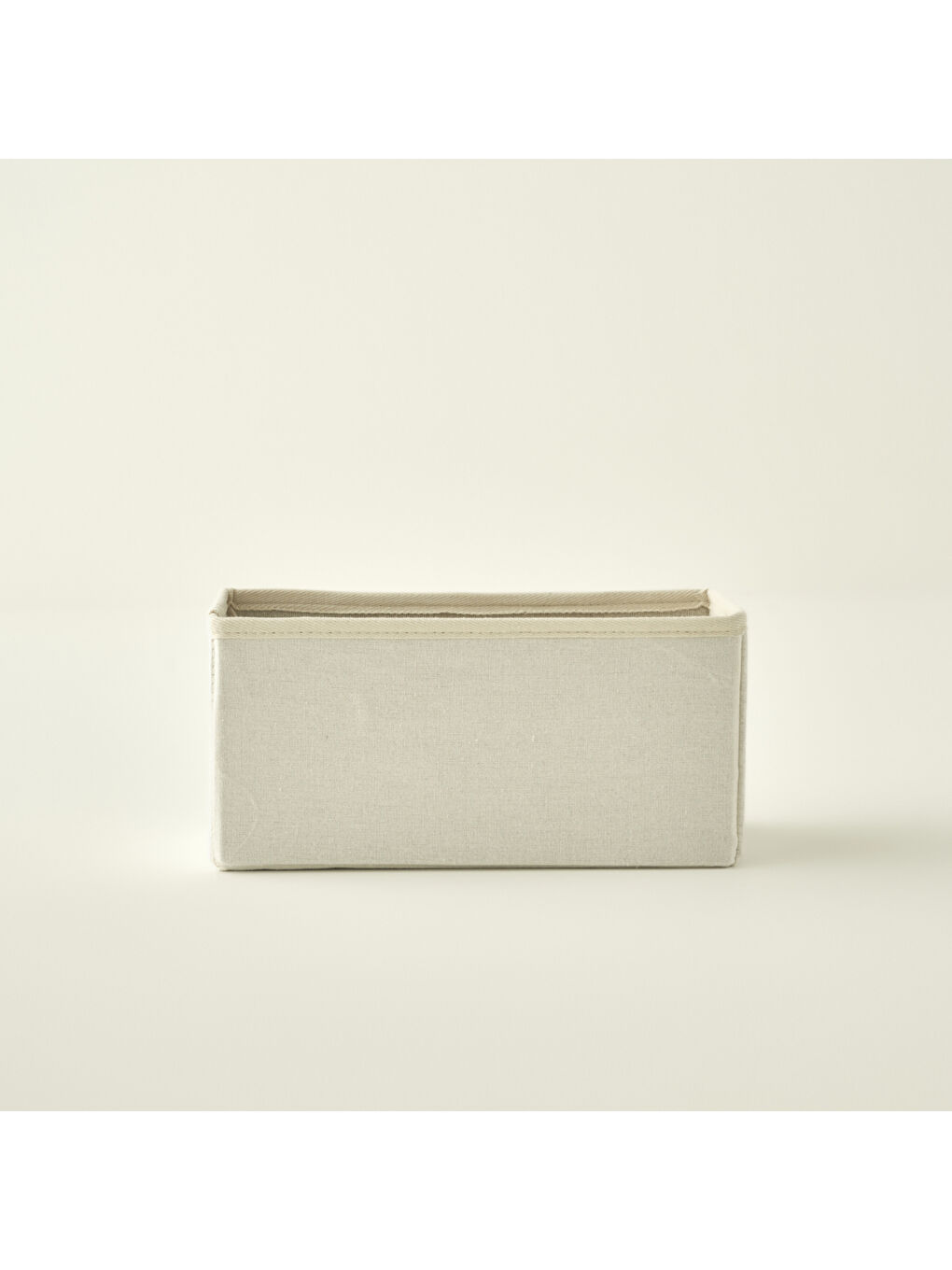 Bej Ella Katlanabilir Organizer Sepet Naturel (28x13x13 cm)