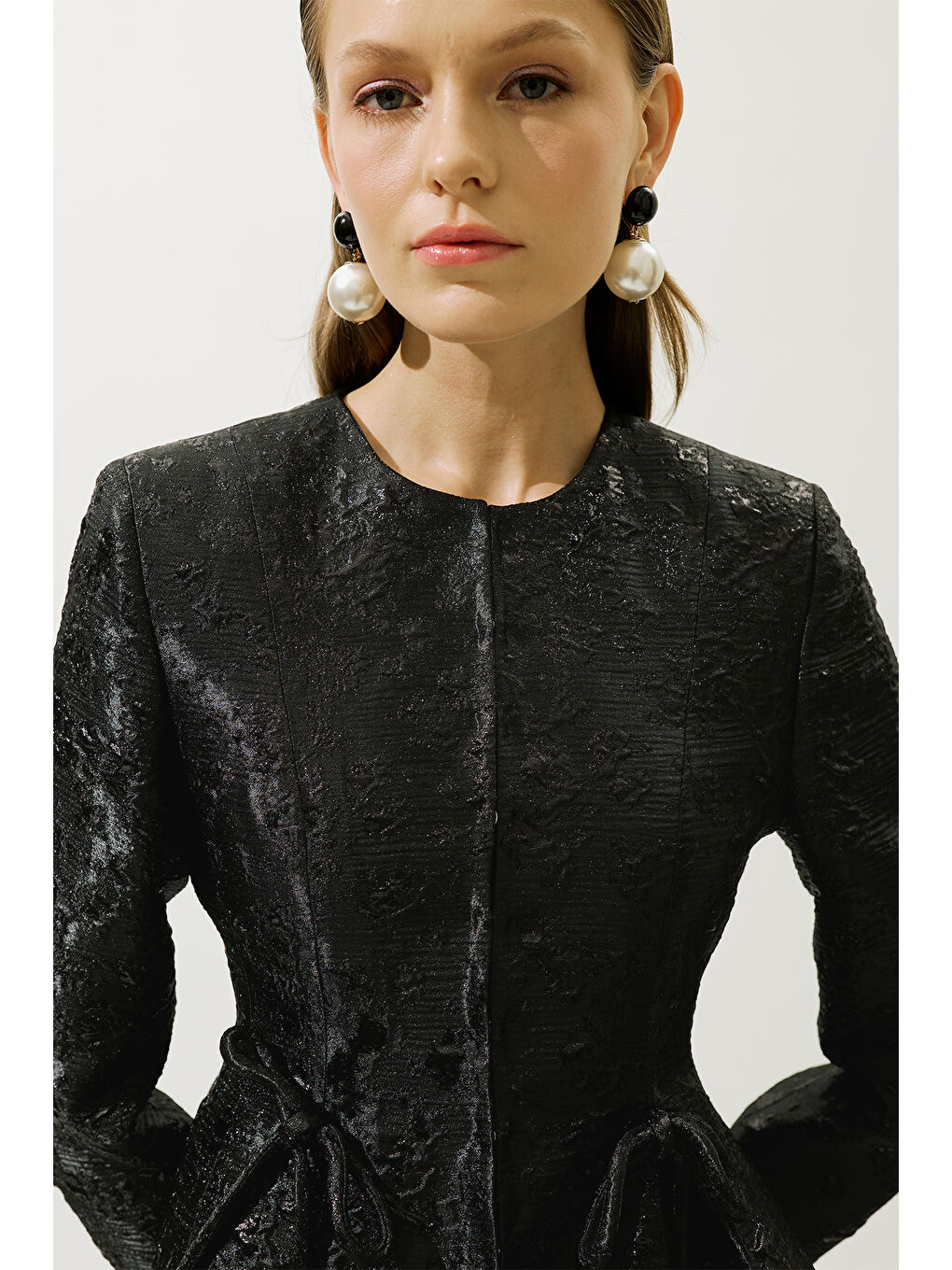 Mary Abiye Jakar Ceket Siyah-5