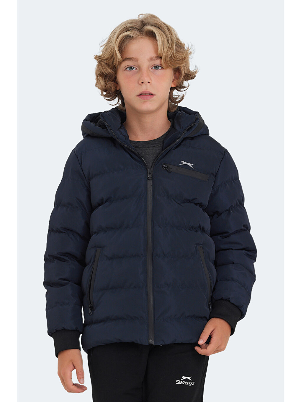 Lacivert CAPTAIN Unisex Çocuk Şişme Mont