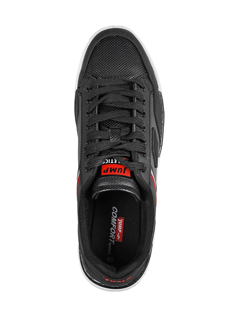 27799 Siyah - Beyaz Erkek Sneaker Günlük Spor Ayakkabı-6