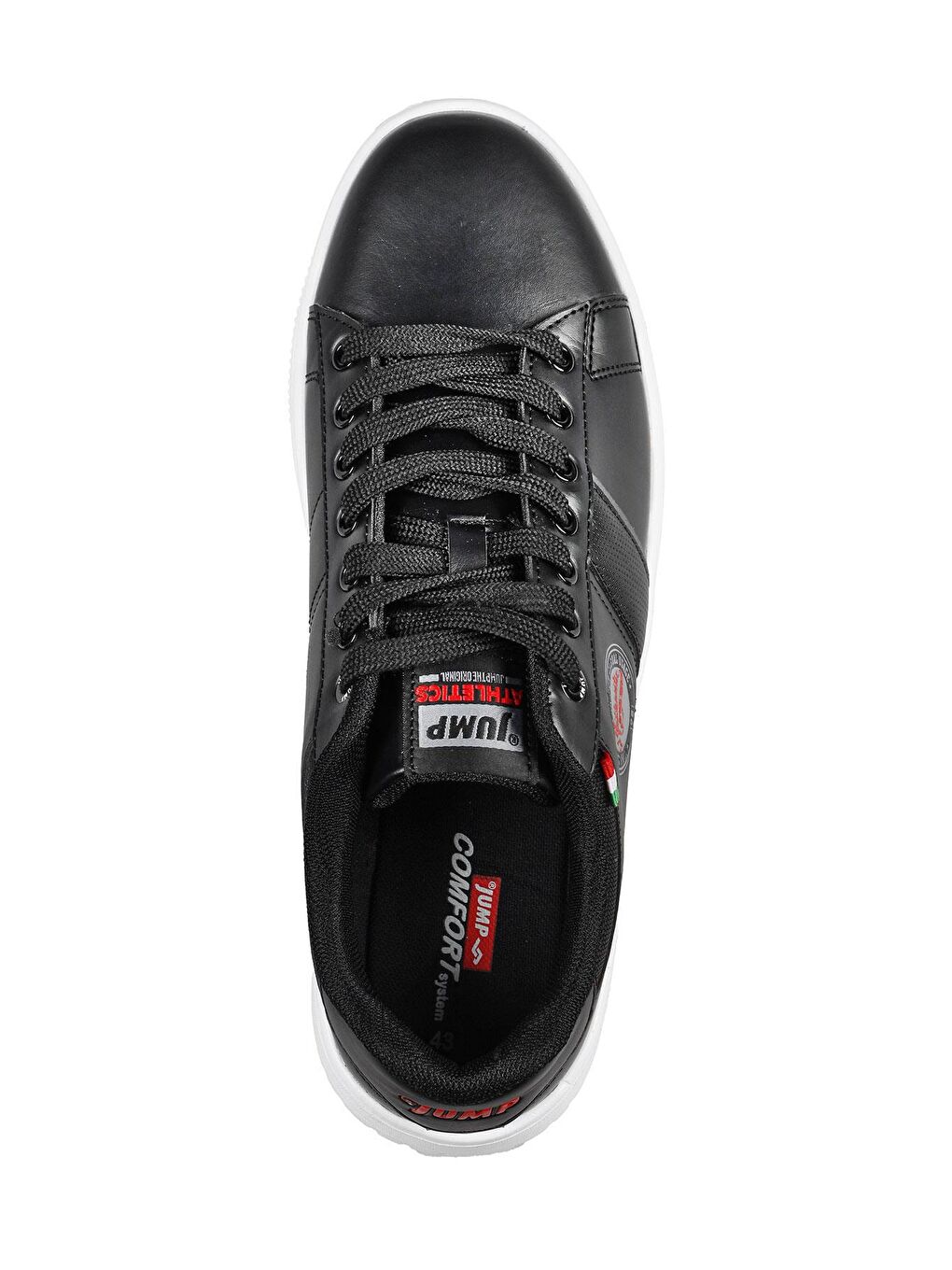 27796 Siyah - Beyaz Erkek Sneaker Günlük Spor Ayakkabı-5