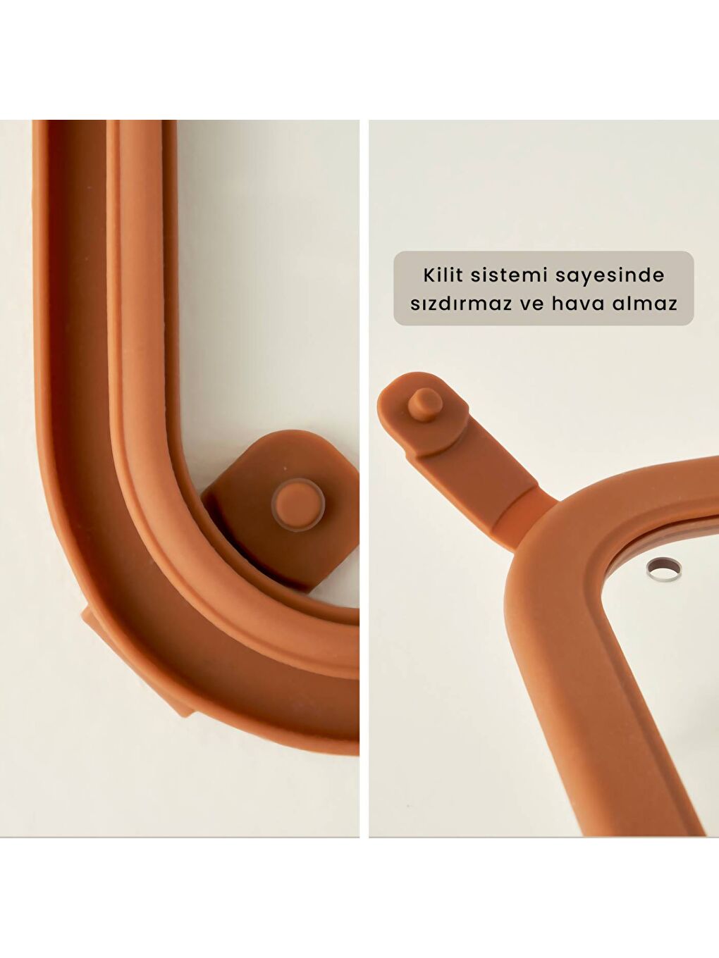 Sandy Cam Saklama Kabı Kahverengi (520 cc)-2