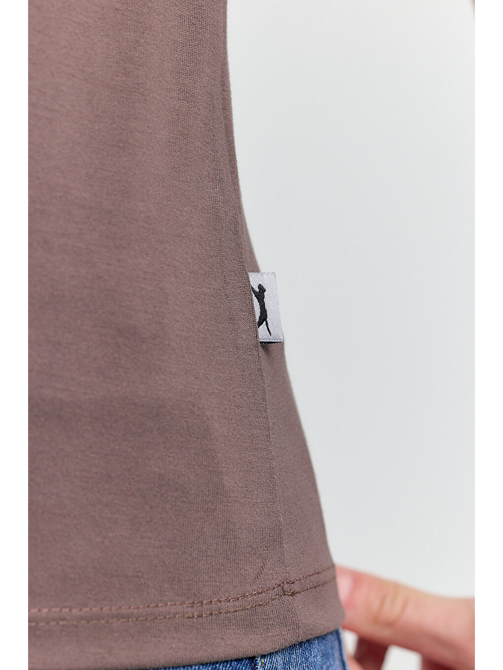 Kahverengi PERICAS Kadın Kahve Tişört-4