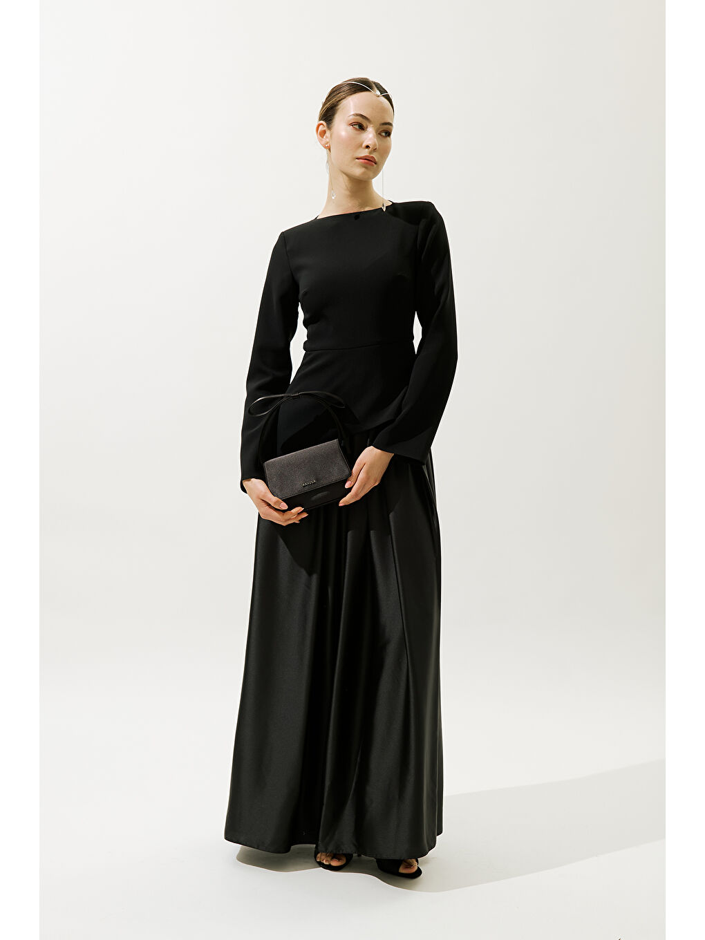 Annıta Abiye Elbise Siyah-2