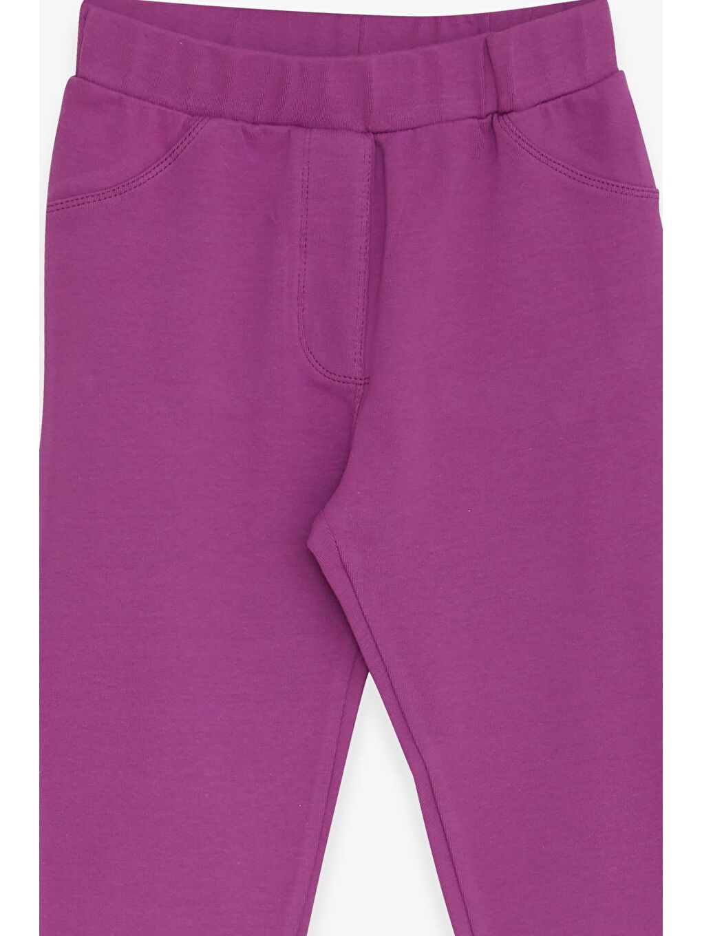 Lila Kız Çocuk Tayt Arkası Cepli Eflatun (12 Yaş)-2