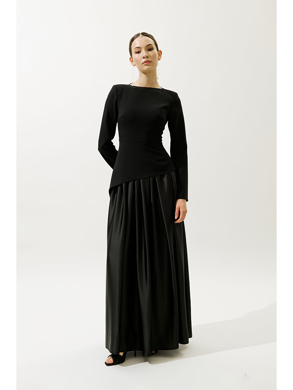 Annıta Abiye Elbise Siyah-3