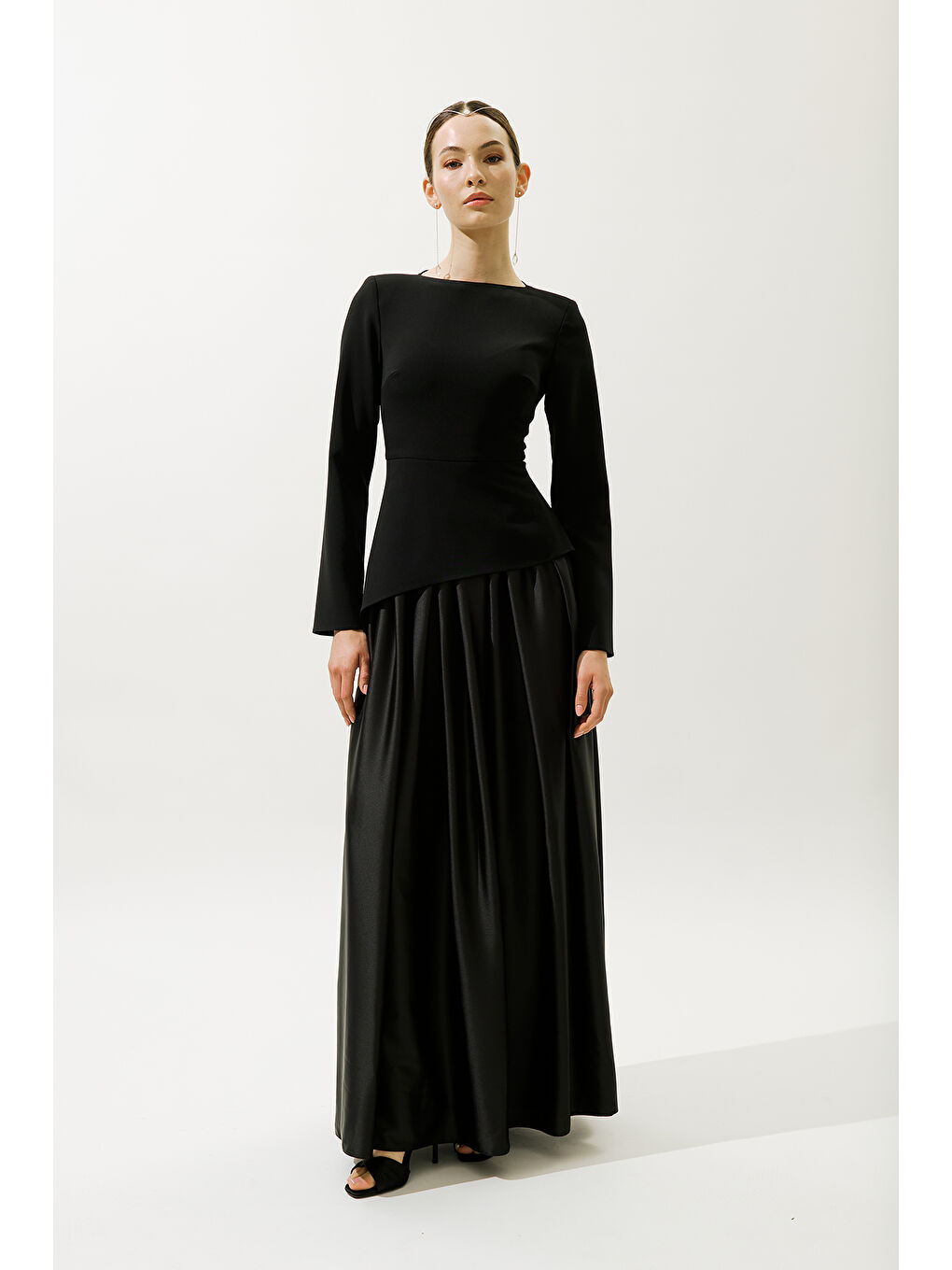 Annıta Abiye Elbise Siyah-5