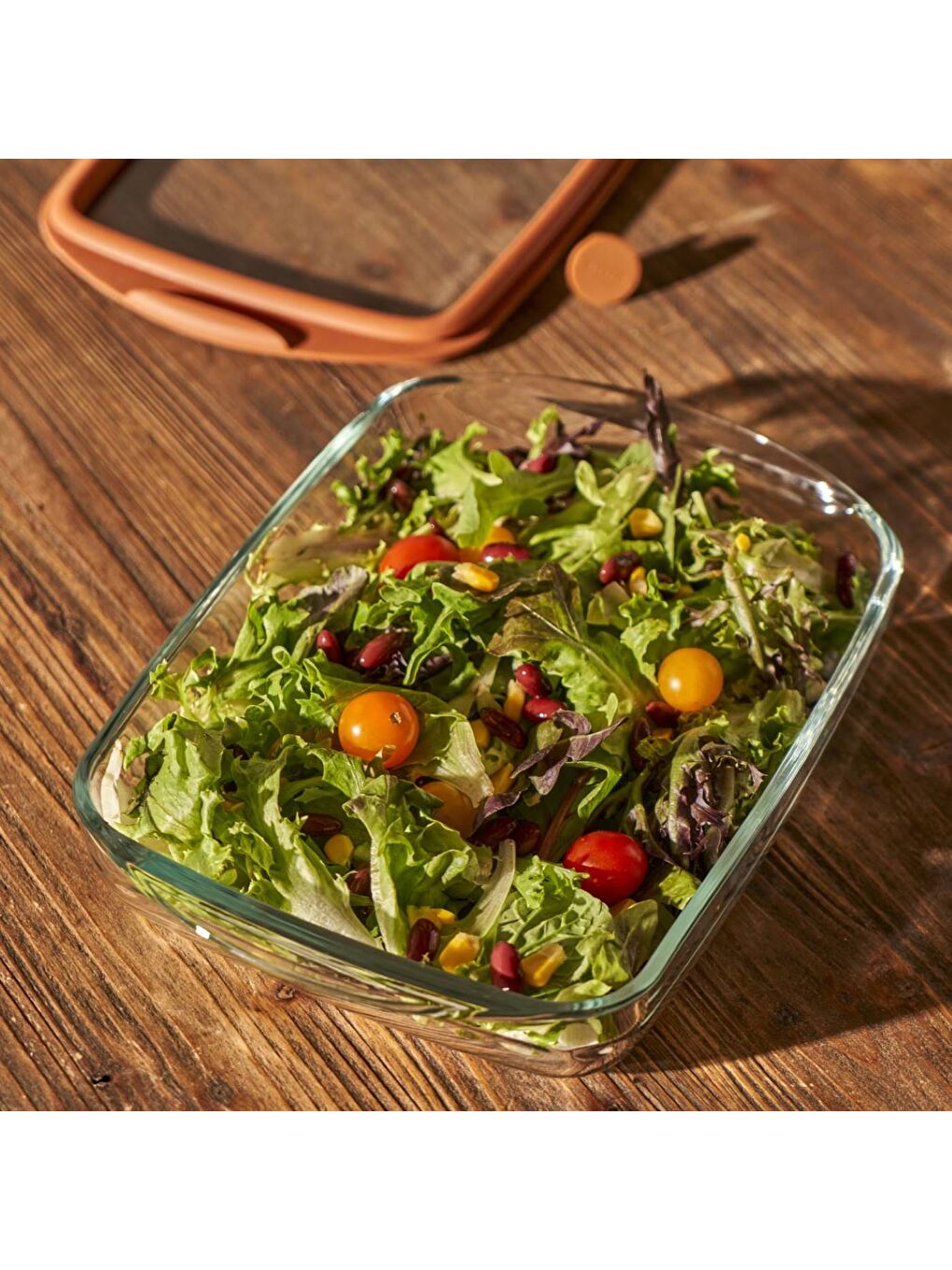 Sandy Cam Fırın Kabı Kahverengi (1600 cc)-5