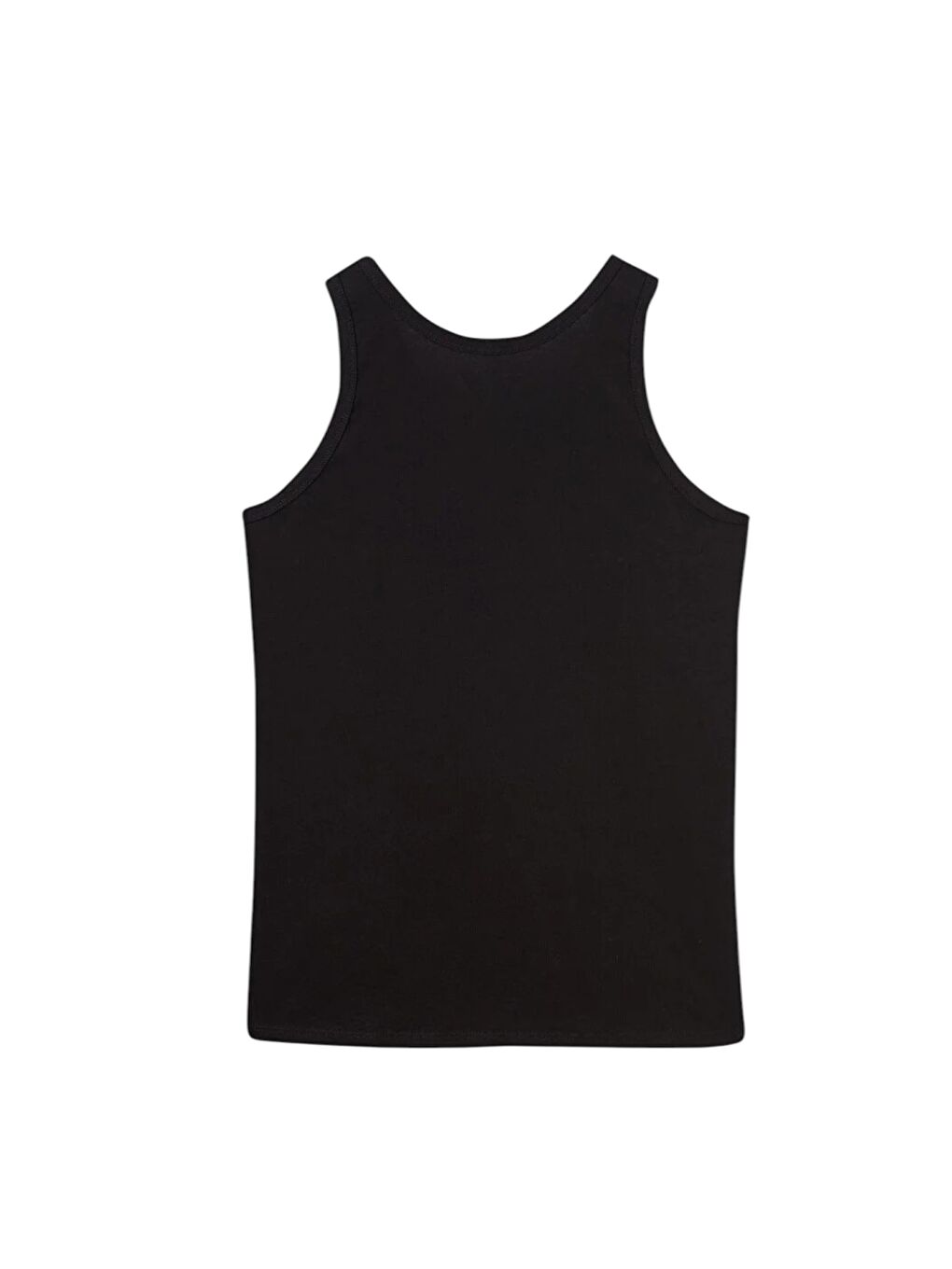 Karışık Siyah-Beyaz U Yaka Penye Erkek %100 Pamuk Atlet 4'lü-2