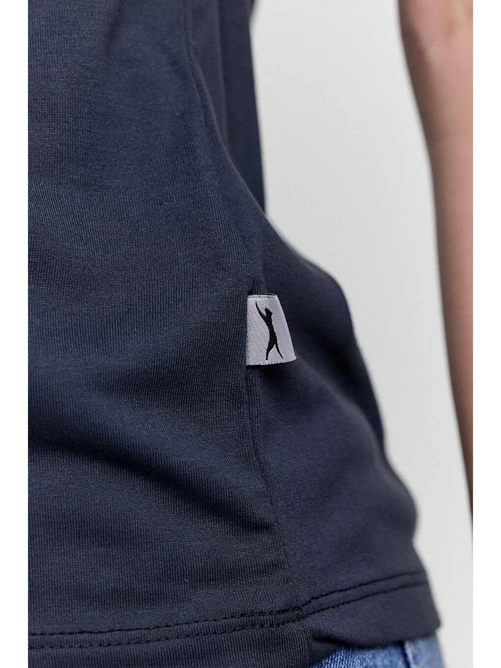 PERICAS Kadın Koyu Gri Tişört-3