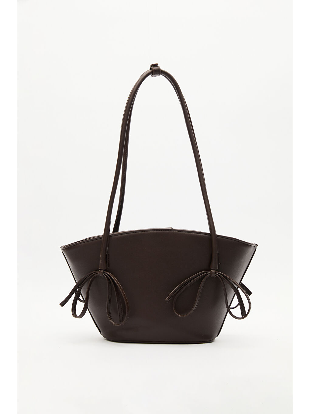 Kahverengi Sandy Fiyonklu Çanta Acı Kahve-6