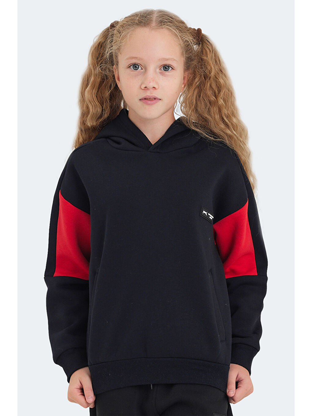 Kız  Çocuk Sweatshirt Lacivert / Kırmızı-2
