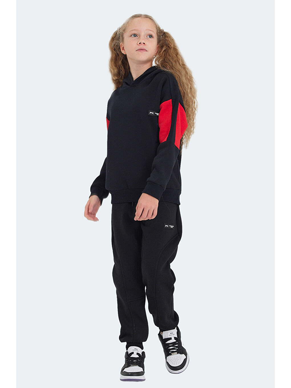 Kız  Çocuk Sweatshirt Lacivert / Kırmızı-6