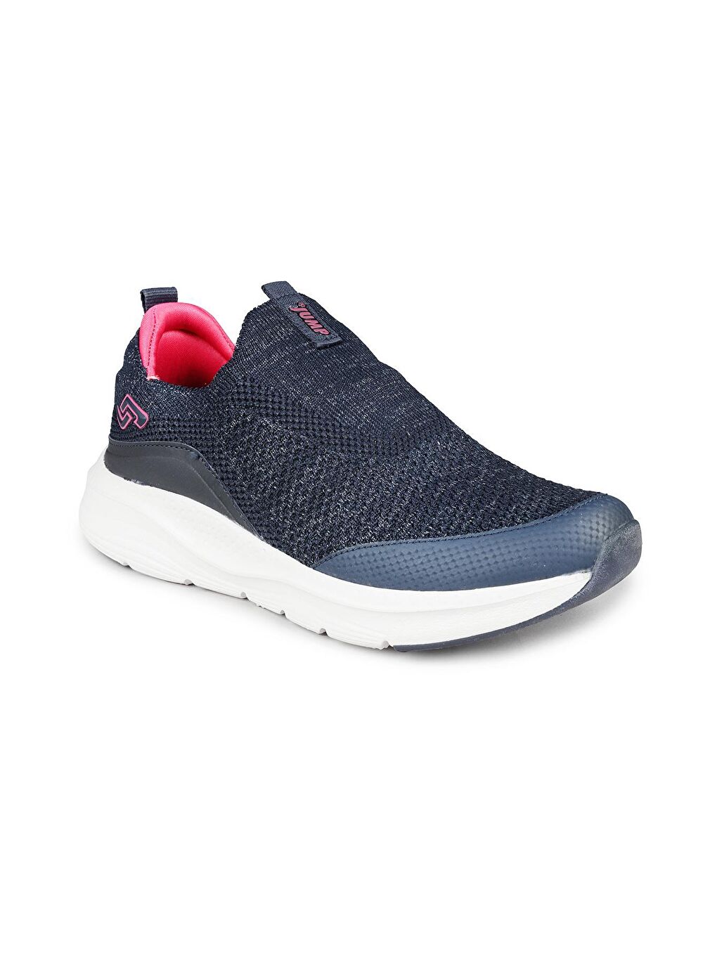 27381 Slip-On Lacivert - Fuşya Kadın Sneaker Günlük Spor Ayakkabı-5