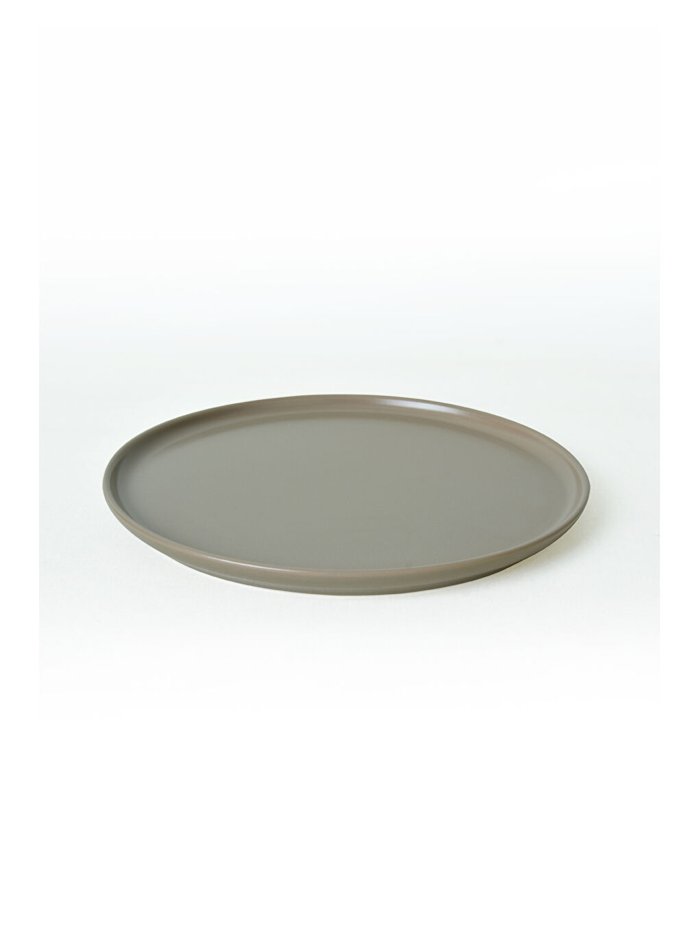 Kahverengi Mat Toprak Taupe Nordic Servis Tabağı 28 cm 6 Adet-3