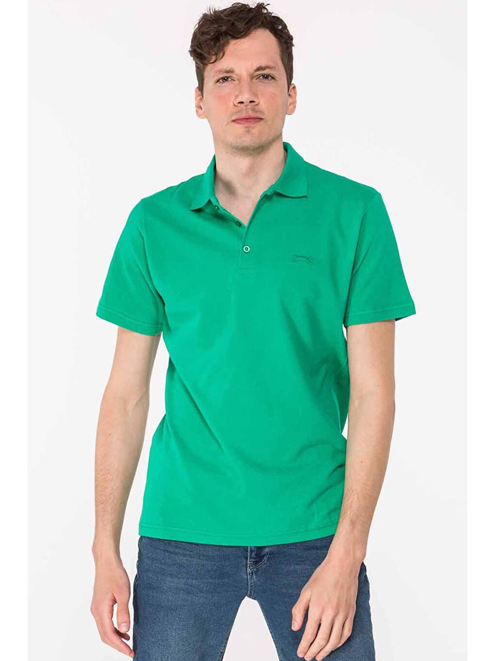 SLAZENGER SALVATOR Erkek T-Shirt Yeşil - 1