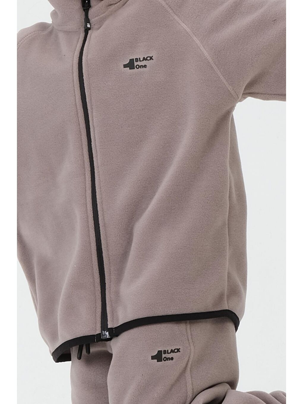 Gri Kız Çocuk Polar Kumaş Alt Üst Takım-4