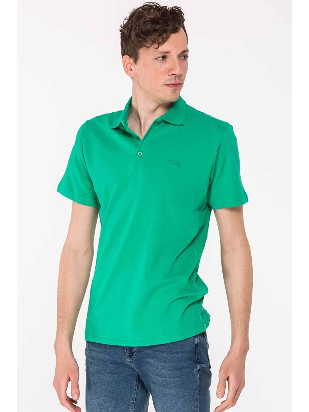 SLAZENGER SALVATOR Erkek T-Shirt Yeşil - 2