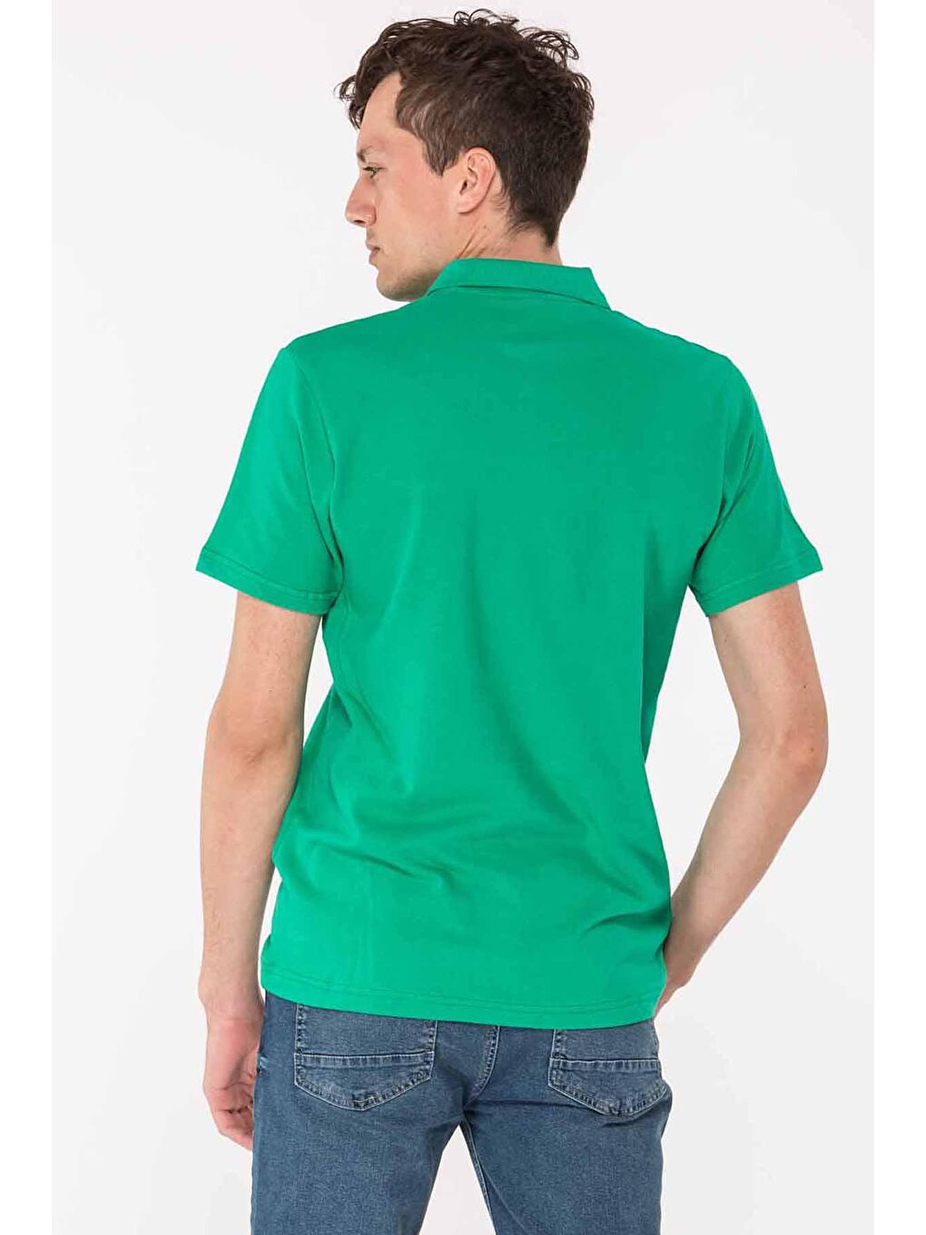 SLAZENGER SALVATOR Erkek T-Shirt Yeşil - 3