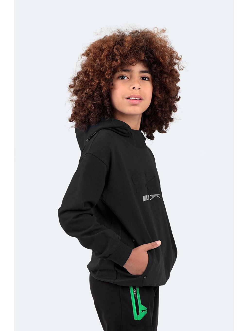 SLAZENGER Siyah DROR Unisex Çocuk Sweatshirt Siyah - 2