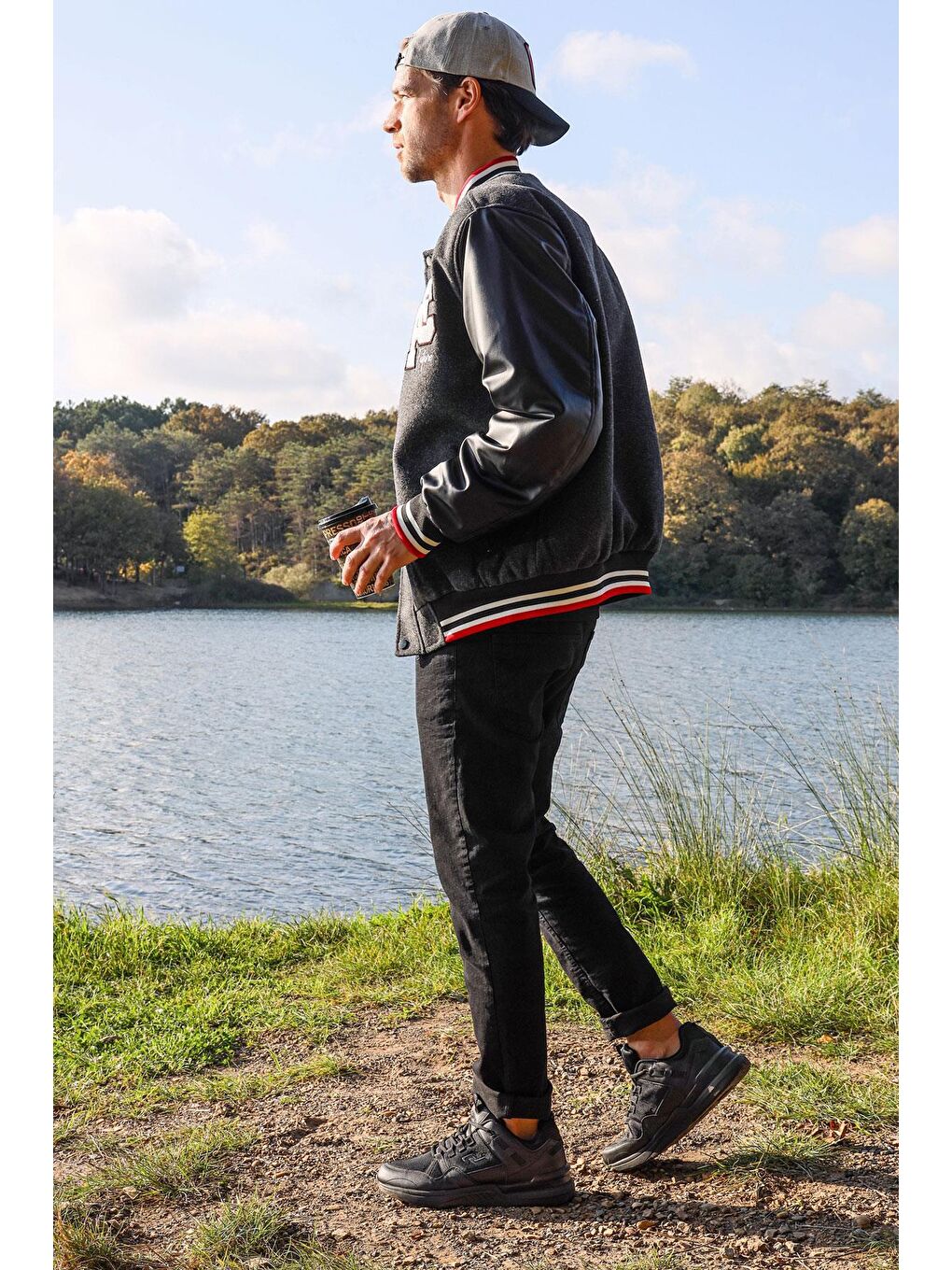 26518 Siyah Erkek Sneaker Günlük Spor Ayakkabı-2