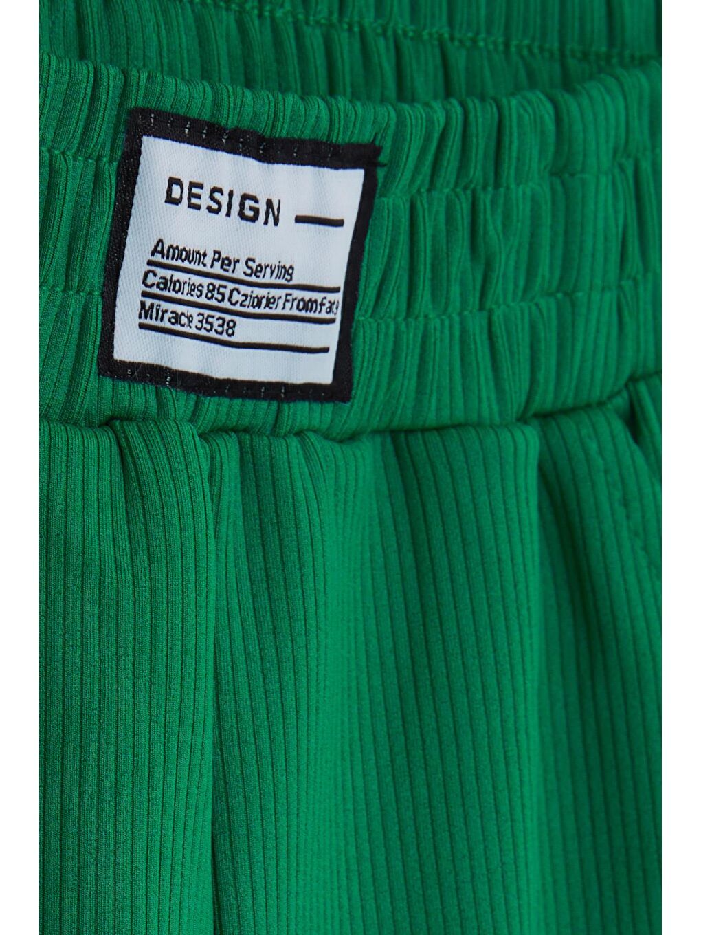 Kız Çocuk Pantolon Paçası Yırtmaçlı Yeşil (9-10 Yaş)-3